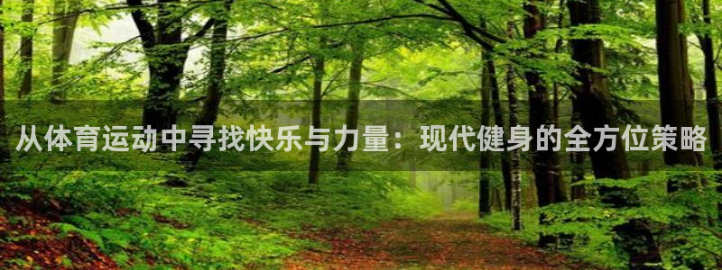 下载风速体育：从体育运动中寻找快乐与力量：现代健身的全方位策略